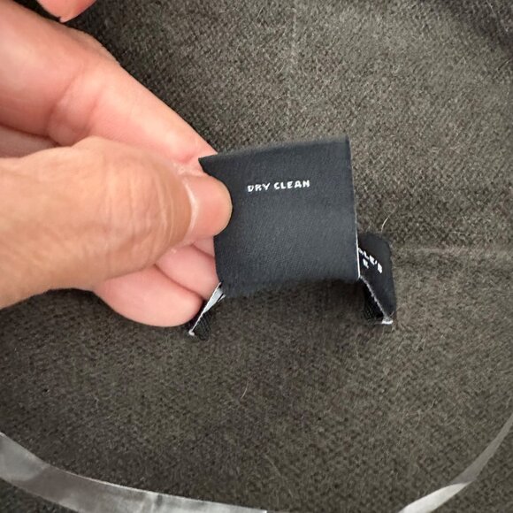 C By Bloomingdale's 2 Ply Cashmere Open Front Cardigan Greyish Brown Sz S - Picture 13 of 13